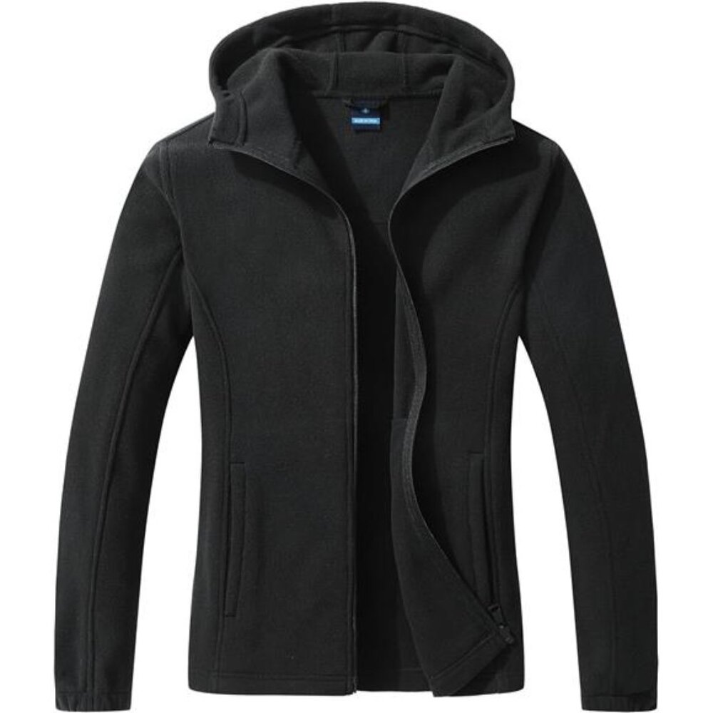 GIMECEN Women's Soft Polar Fleece Jacket Full Zip Hoodies Long Sleeve